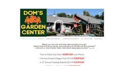 Desktop Screenshot of domsgardencenter.com